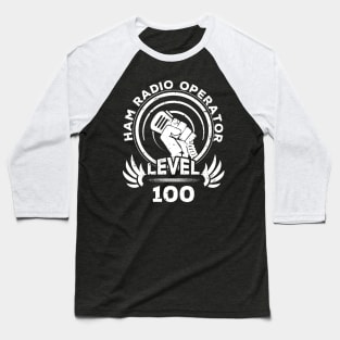 Level 100 Ham Radio Operator Gift Baseball T-Shirt